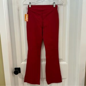 Gymboree Red Ponte Flare Leggings Size 12